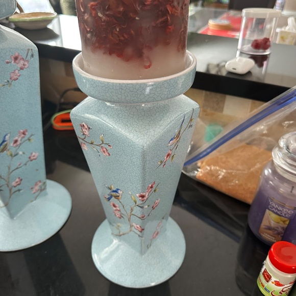 Beautiful and unique stone ware candle stands - Picture 2 of 5